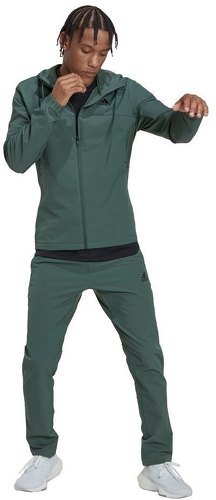 adidas Performance-Veste à capuche entièrement zippée COLD.RDY Training-3