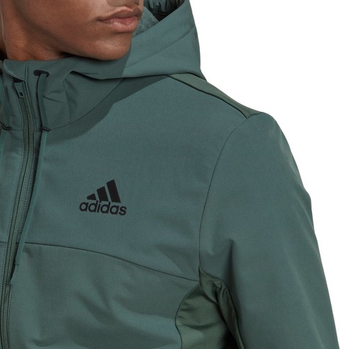 adidas Performance-Veste à capuche entièrement zippée COLD.RDY Training-4