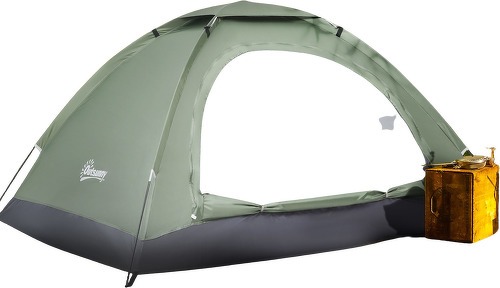 Outsunny-2 Personnes Dim. 206L X 152L X 110H Cm - Tente de randonnée/camping-1