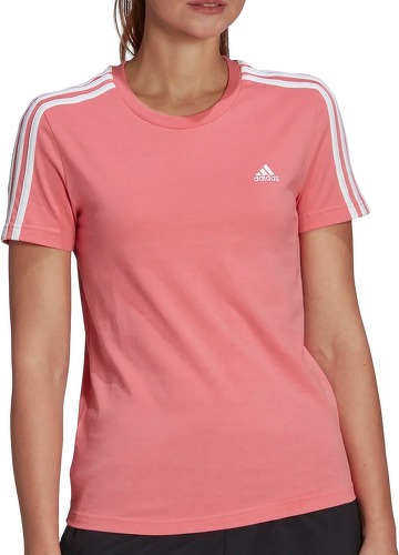 adidas Sportswear-T-shirt LOUNGEWEAR Essentials Slim 3-Stripes-0