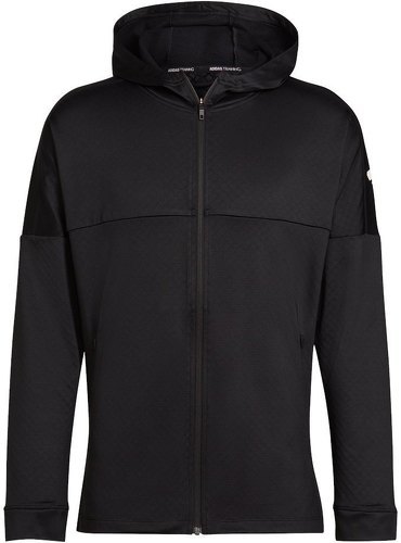 adidas Performance-Veste à capuche entièrement zippée chaude Workout-2