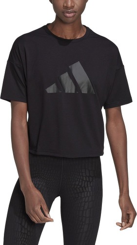 adidas Performance-T-shirt Train Icons 3-Bar Logo-0