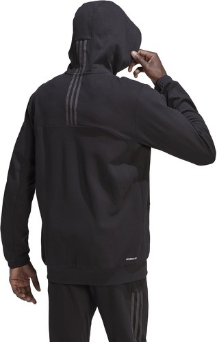 adidas Performance-Veste à capuche entièrement zippée AEROREADY Yoga-1