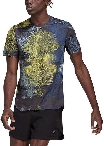 adidas Performance-T-shirt d'entraînement imprimé intégral D4T HIIT-0
