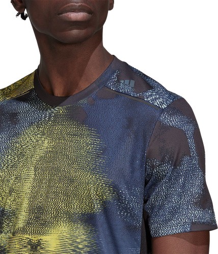 adidas Performance-T-shirt d'entraînement imprimé intégral D4T HIIT-4