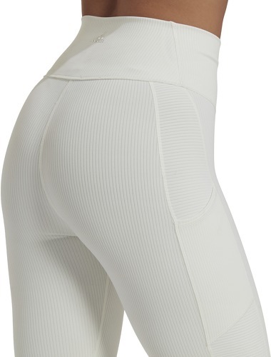 adidas Performance-Legging de yoga côtelé à taille ultra haute Studio Luxe Wind-2