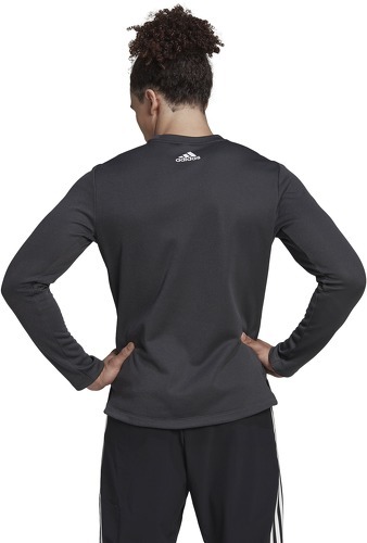 adidas Performance-Sweat-shirt ras-du-cou de training Train Icons 3 Bar Logo-1