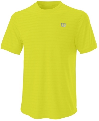 WILSON-Tee Wilson Col Rond Rayé - T-shirt de tennis-image-1