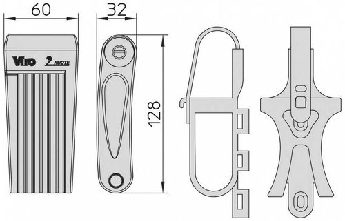 Viro-Viro Antivol Pliant Mamba - Antivols de vélo-4