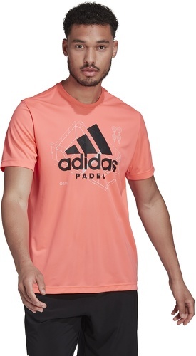 adidas Performance-Pad Graphic - T-shirt de tennis-3