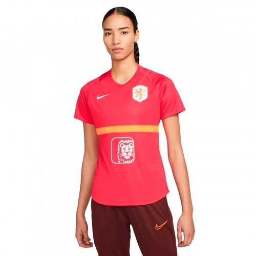 NIKE-T-shirt Nike Pays-Bas Femme Dri-FIT Academy Pro rouge clair/orange-image-1