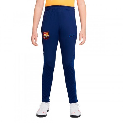 NIKE-Pantalon d'Entraînement Nike FC Barcelona Enfant Dri-Fit Strike Bleu Foncé/Orange-image-1