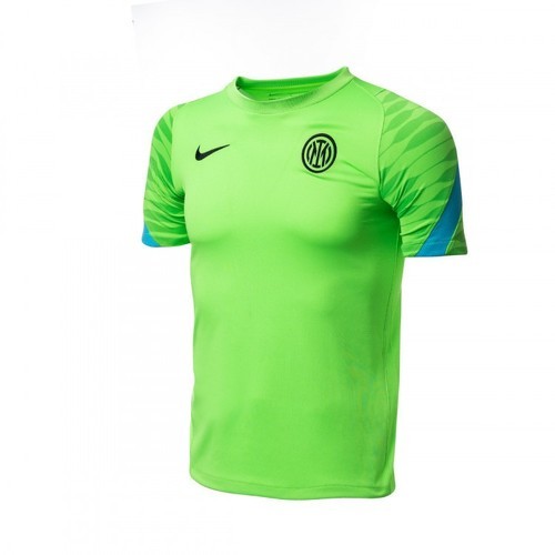 NIKE-Maillot d'entrainement enfant Nike Inter Milan Strike CL vert fluo / noir-image-1