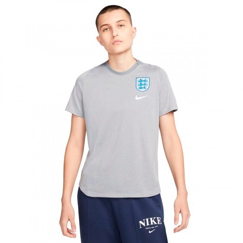NIKE-Tee-shirt Nike Angleterre Femme Dri-FIT Travel gris/blanc-image-1