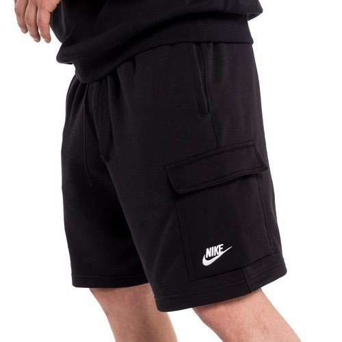 NIKE-Short Nike Sportswear Club French Terry Cargo noir-image-1