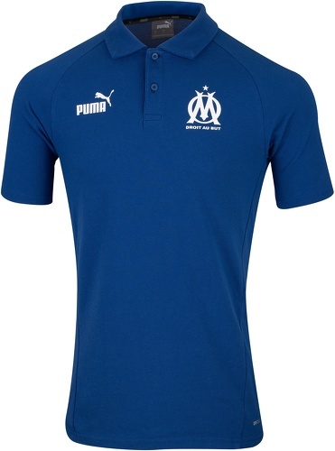 PUMA-Polo OM Casuals Bleu-2