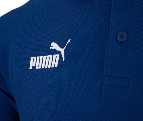 PUMA-Polo OM Casuals Bleu-3