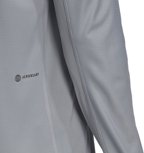 adidas Performance-T-shirt à manches longues Workout PU-Coated-4