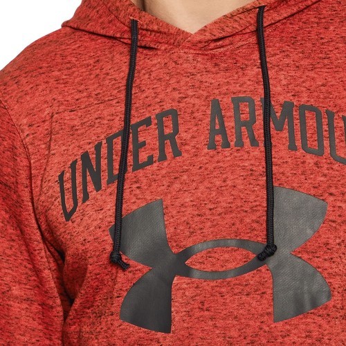 UNDER ARMOUR-Sweat Rouge Homme Under Armour Rival Terry Big Logo-2