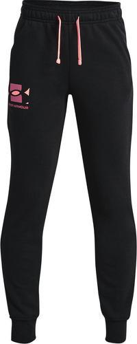 UNDER ARMOUR-Under Armour Garçon Rival Terry Joggers Pantalon De Sport, Noir, 7-8 (S)-0