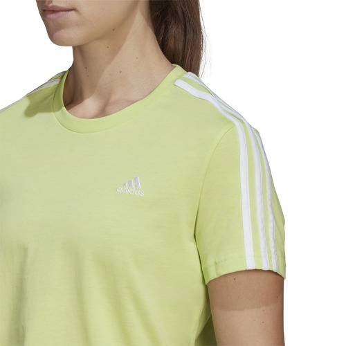adidas Sportswear-T-shirt Essentials Loose 3-Stripes Cropped-2