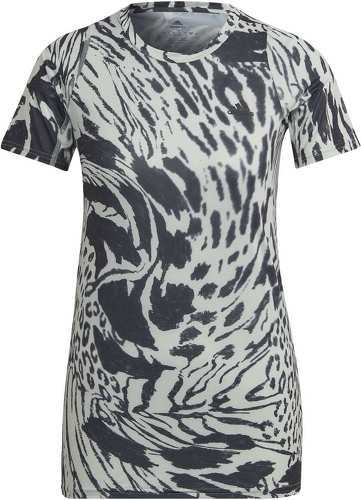 adidas Performance-T-shirt de running imprimé intégral Fast-0