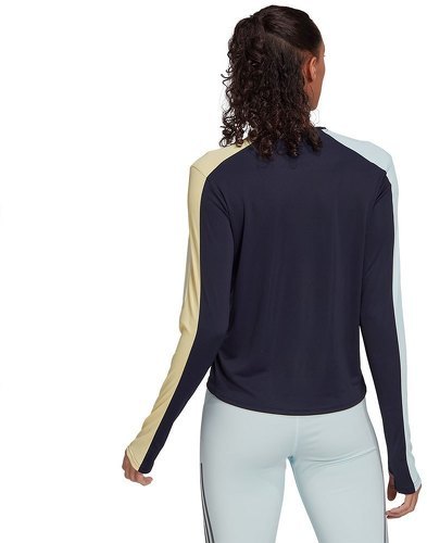 adidas Performance-T-shirt de running à manches longues Own the Run Colorblock-1