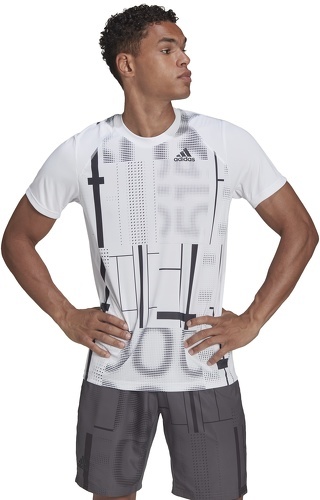 adidas Performance-Graphique - T-shirt de padel-4