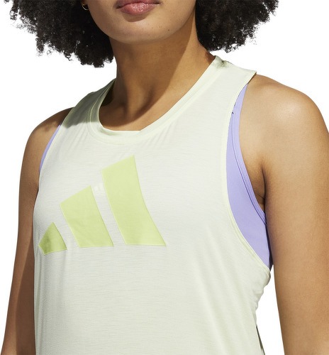 adidas Performance-3-Stripes Logo Tank Top-2