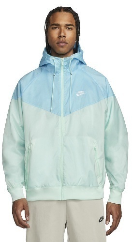 NIKE-Veste à capuche Nike Sportswear Heritage Essentials Windrunner menthe/bleue-image-1