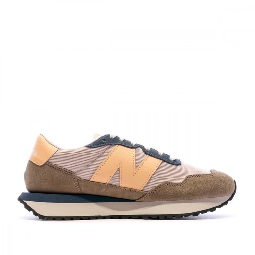 NEW BALANCE-Ws237 Baskets Rose/Beige/Orange Femme New Balance-1