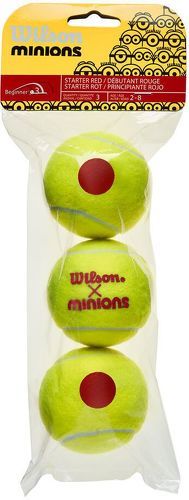 WILSON-Sachet de 3 balles Wilson Minions Stage 3-image-1