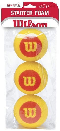 WILSON-Lot de 3 balles de tennis Wilson en mousse Starter Tour-image-1