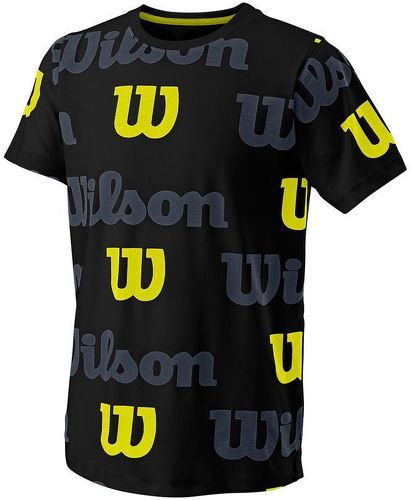 WILSON-Wilson All Over Logo Tech T-shirt Garçons-image-1