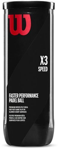 WILSON-Wilson X3 Pack Speed Padel Ball-image-1