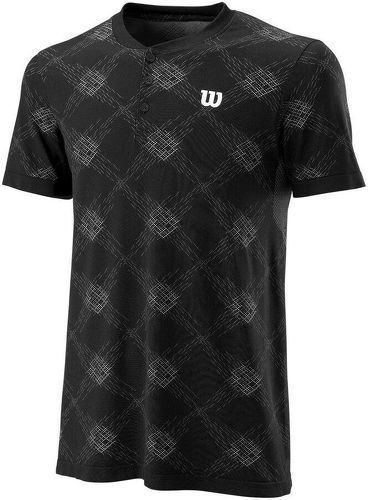 WILSON-Wilson Power Seamless Henley 3 - T-shirt de tennis-0