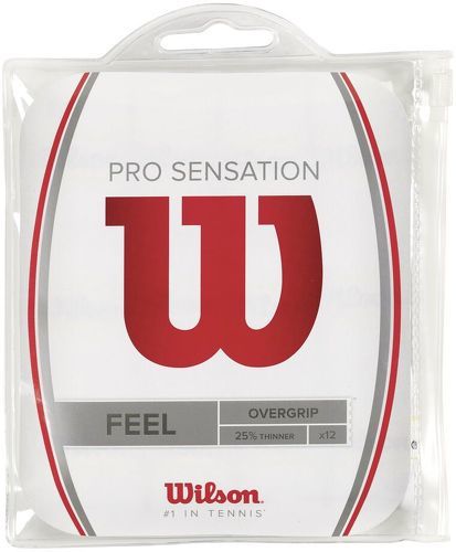 WILSON-Surgrips Wilson Pro Sensation Overgrip Blanc x 12-image-1