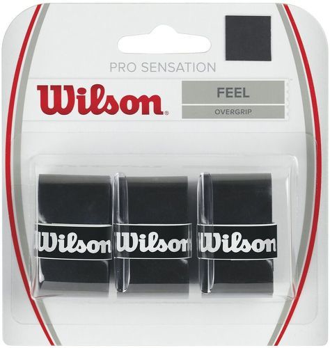 WILSON-Surgrips Wilson Pro Sensation Overgrip Noir x 3-image-1