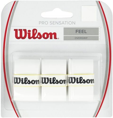 WILSON-Surgrips Wilson Pro Sensation Overgrip Blanc x 3-image-1