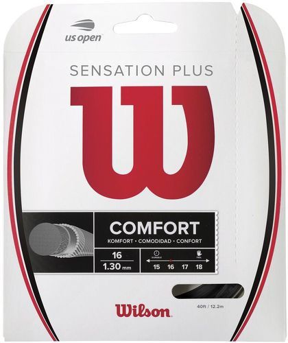 WILSON-Cordage Wilson Sensation Plus Noir 12m-image-1