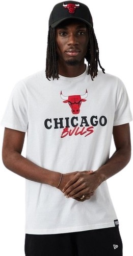 NEW ERA-T-Shirt NBA Chicago Bulls New Era Script blanc-0