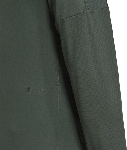 adidas Performance-Veste à capuche entièrement zippée chaude Workout-2