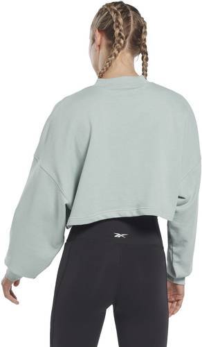 REEBOK-En Maille Reebok Studio Vector Knit Crew - Sweat de fitness-2