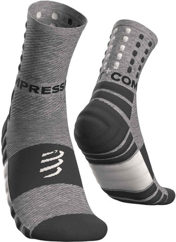 COMPRESSPORT-Chaussettes Compressport Pro Racing Shock absorb gris-0