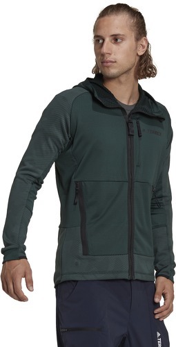 adidas Performance-Veste de randonnée Terrex Tech Flooce Hooded Fleece-4