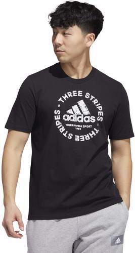 adidas Sportswear-T-Shirt Sketch Emblem Graphic-1