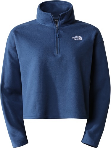 THE NORTH FACE-The North Face W 100 Glacier Cropped ¼ Zip-image-1