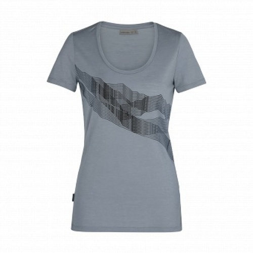 ICEBREAKER-T-shirt manches courtes tech lite scoop st anton-0