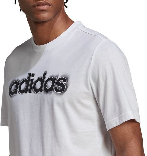 adidas Performance-T-shirt de training AEROREADY Workout imprimé silicone logo linéaire-4