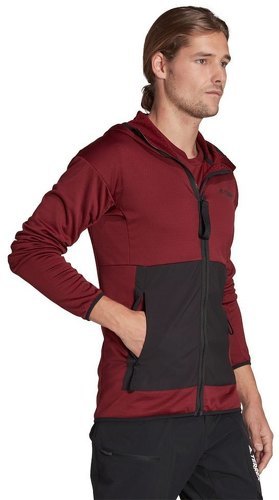 adidas Performance-Veste de randonnée Terrex Tech Fleece Lite Hooded-3
